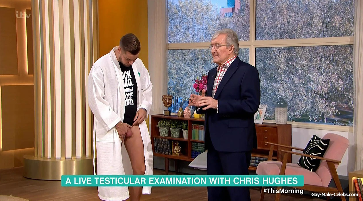 Reality Star Chris Hughes Shows Off His Balls Close-Up In This Morning (2018)