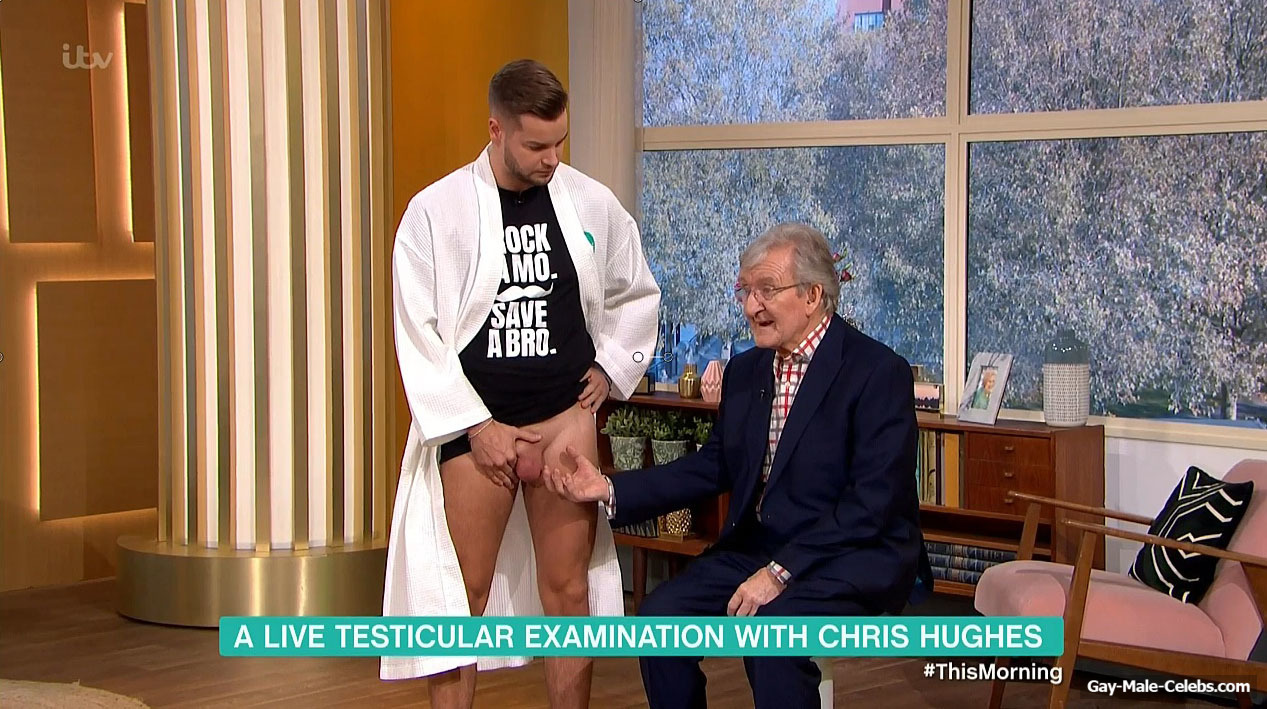 Reality Star Chris Hughes Shows Off His Balls Close-Up In This Morning (2018)