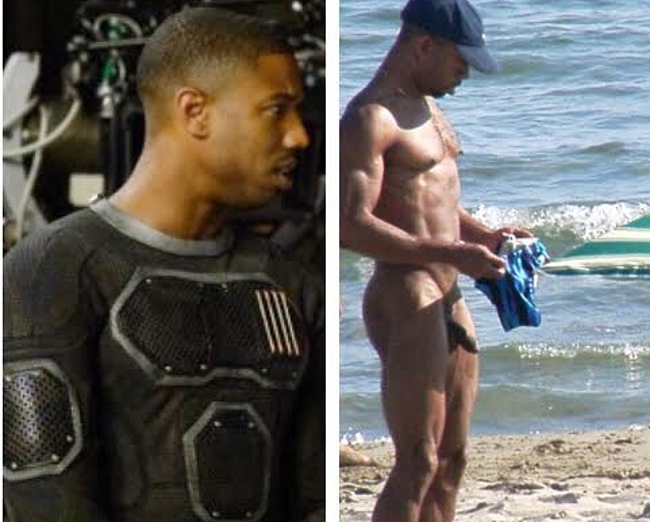 Michael B Jordan reveals naked run.