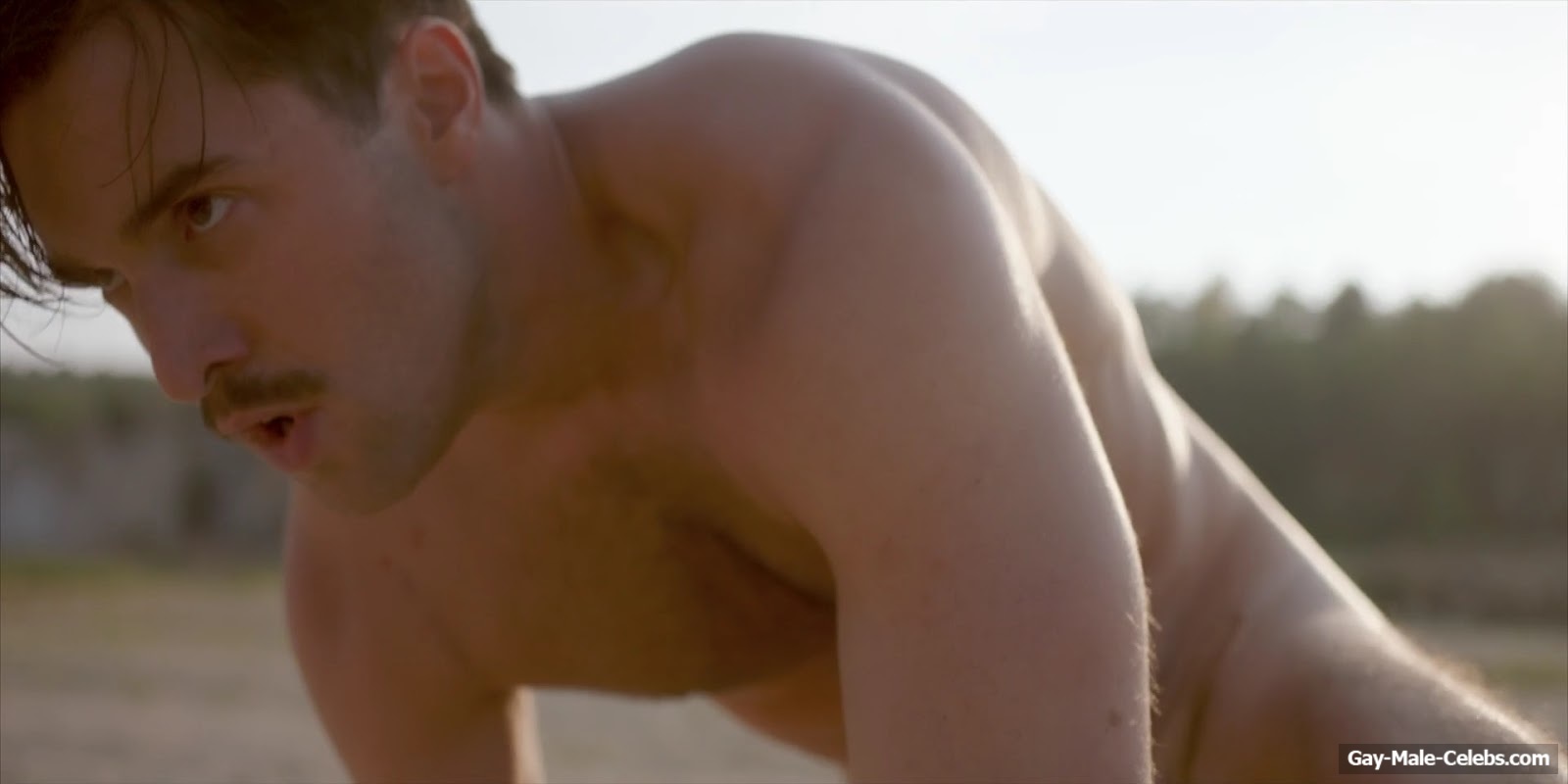 English Actor Josh Bowman Naked In Lore S02E06