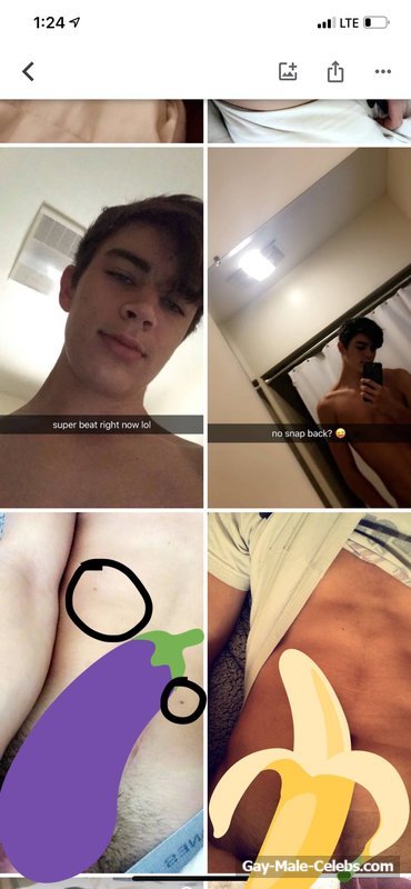 American Internet personality Hayes Grier Nude And Underwear Selfie Shots (Censored)
