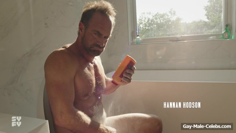 Christopher Meloni Nude Butt Outdoors