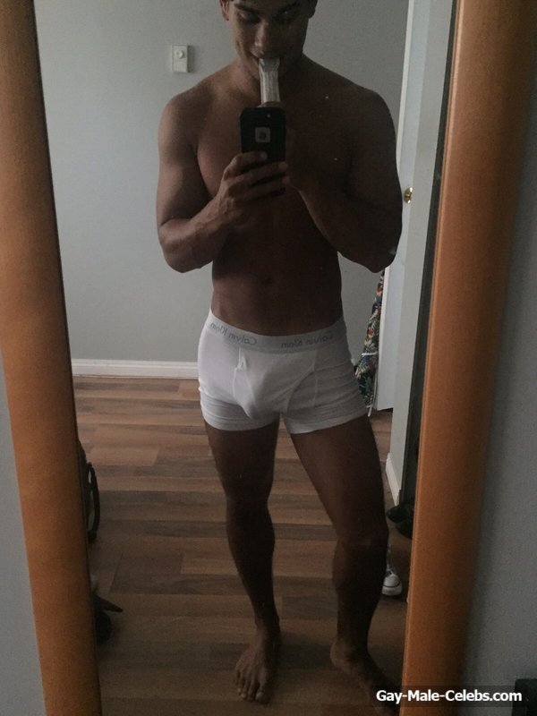 TV Actor Drew Ray Tanner Shows Off Her Huge Bulge In Sexy Underwear