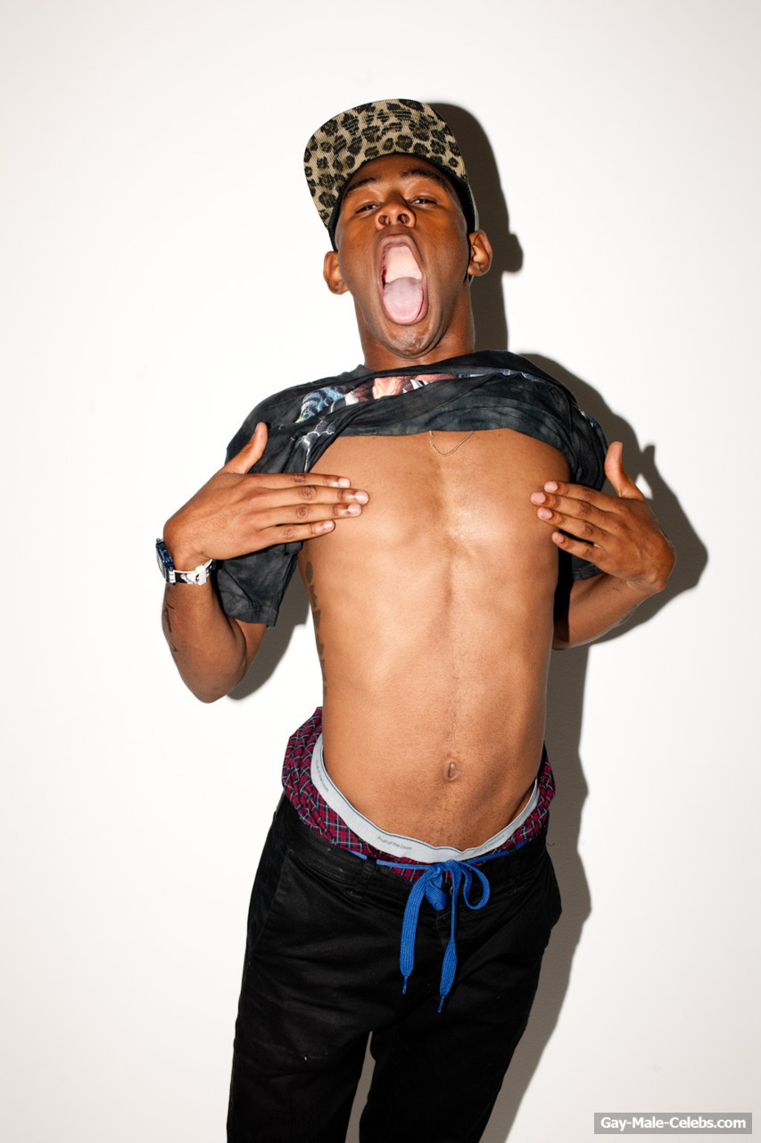 American Rapper Tyler aka The Creator Shirtless And Bulge Photos