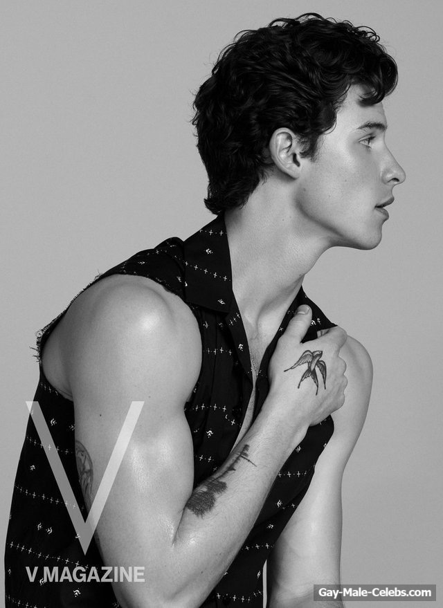 Shawn Mendes Shirtless And Sexy For V Magazine