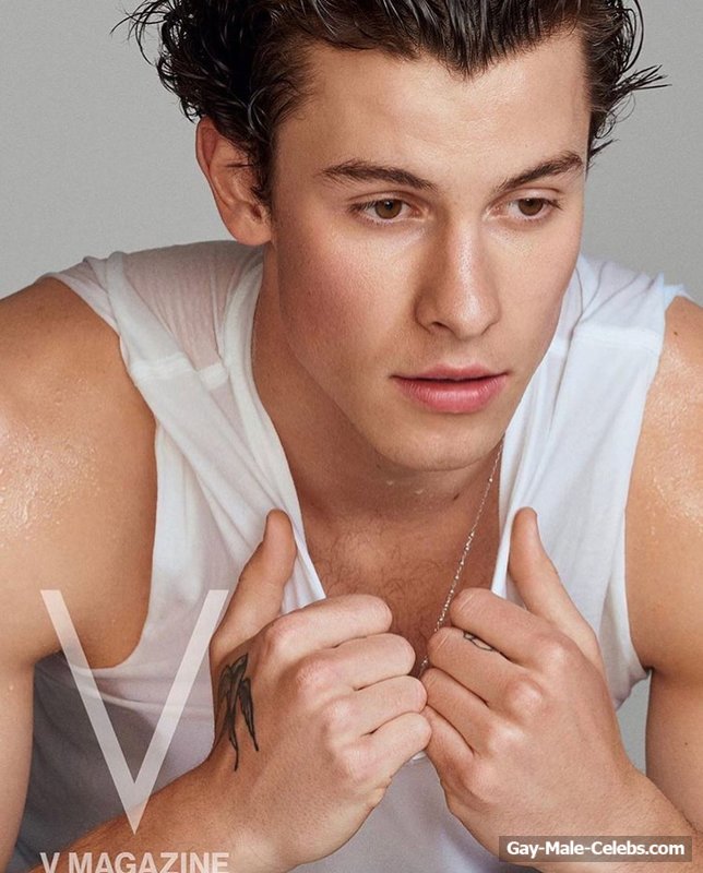 Shawn Mendes Shirtless And Sexy For V Magazine