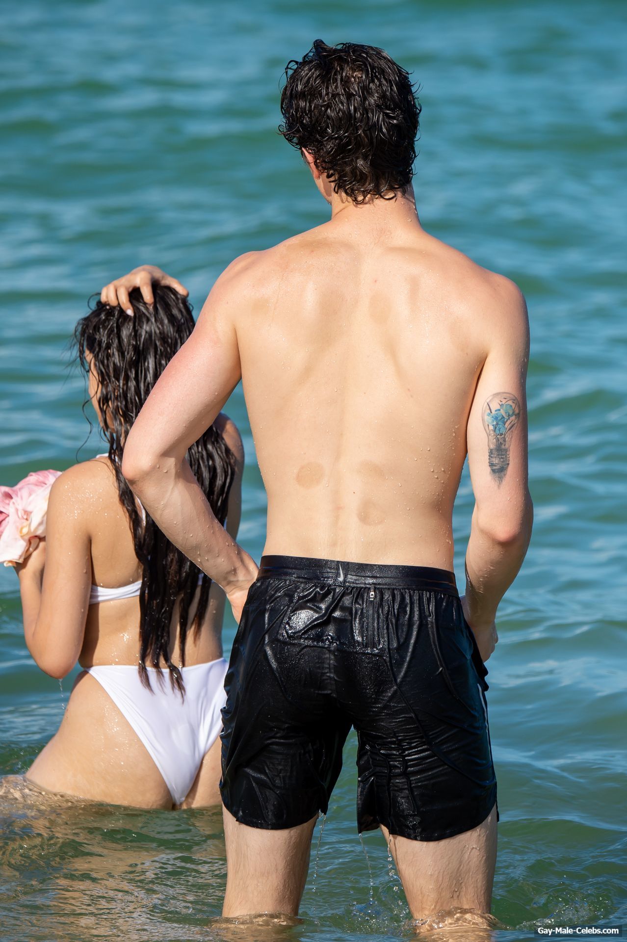 Shawn Mendes Paparazzi Shirtless And Bulge Beach Photos