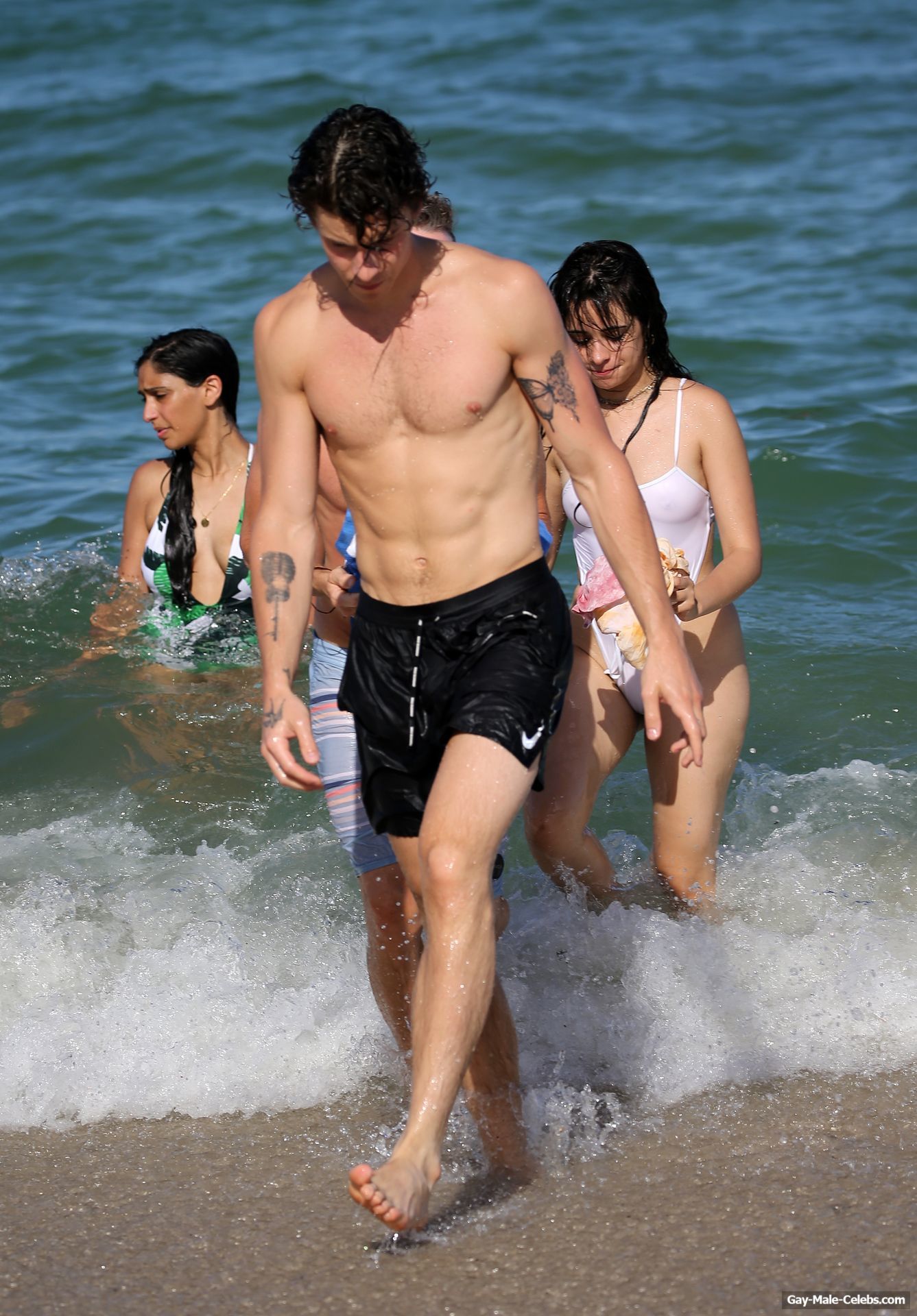 Shawn Mendes Paparazzi Shirtless And Bulge Beach Photos