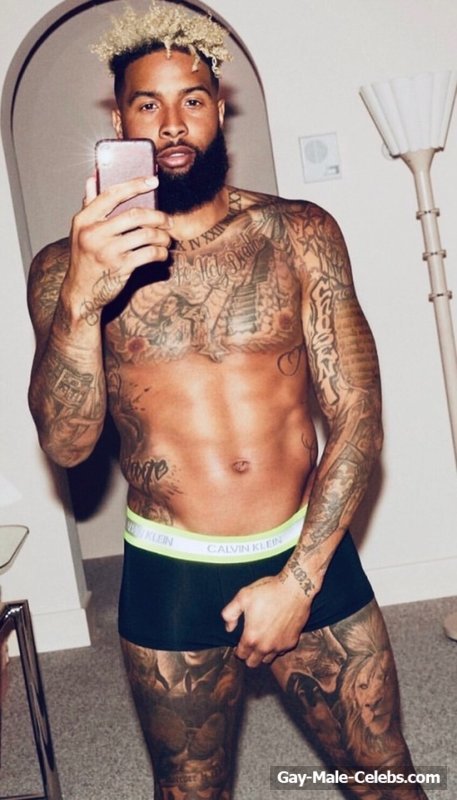 Odell Beckham Nude And Sexy Bulge Photos