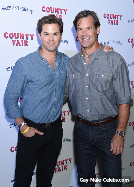 Andrew Rannells &amp; Tuc Watkins Looks Happy Gay Couple Of The World