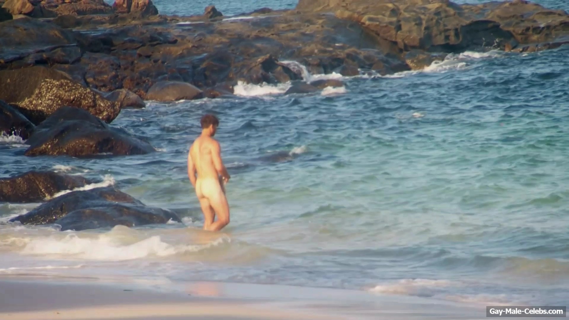 Marco D’Andrea Nude And Wet Underwear In ‘Treasure Island’ With Bear Grylls