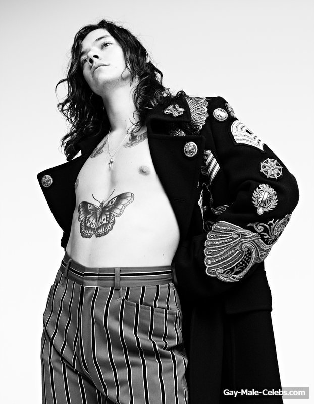 Harry Styles New Sexy Shirtless Photoshoot