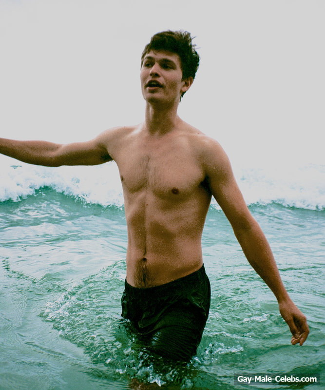 Ansel Elgort Bulge And Shirtless Video