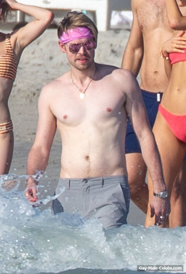 Chord Overstreet Shirtless Sexy Beach Photos