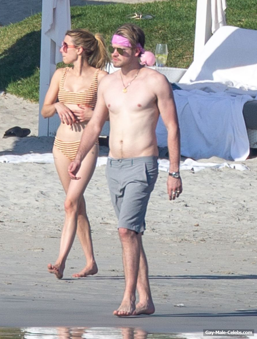 Chord Overstreet Shirtless Sexy Beach Photos