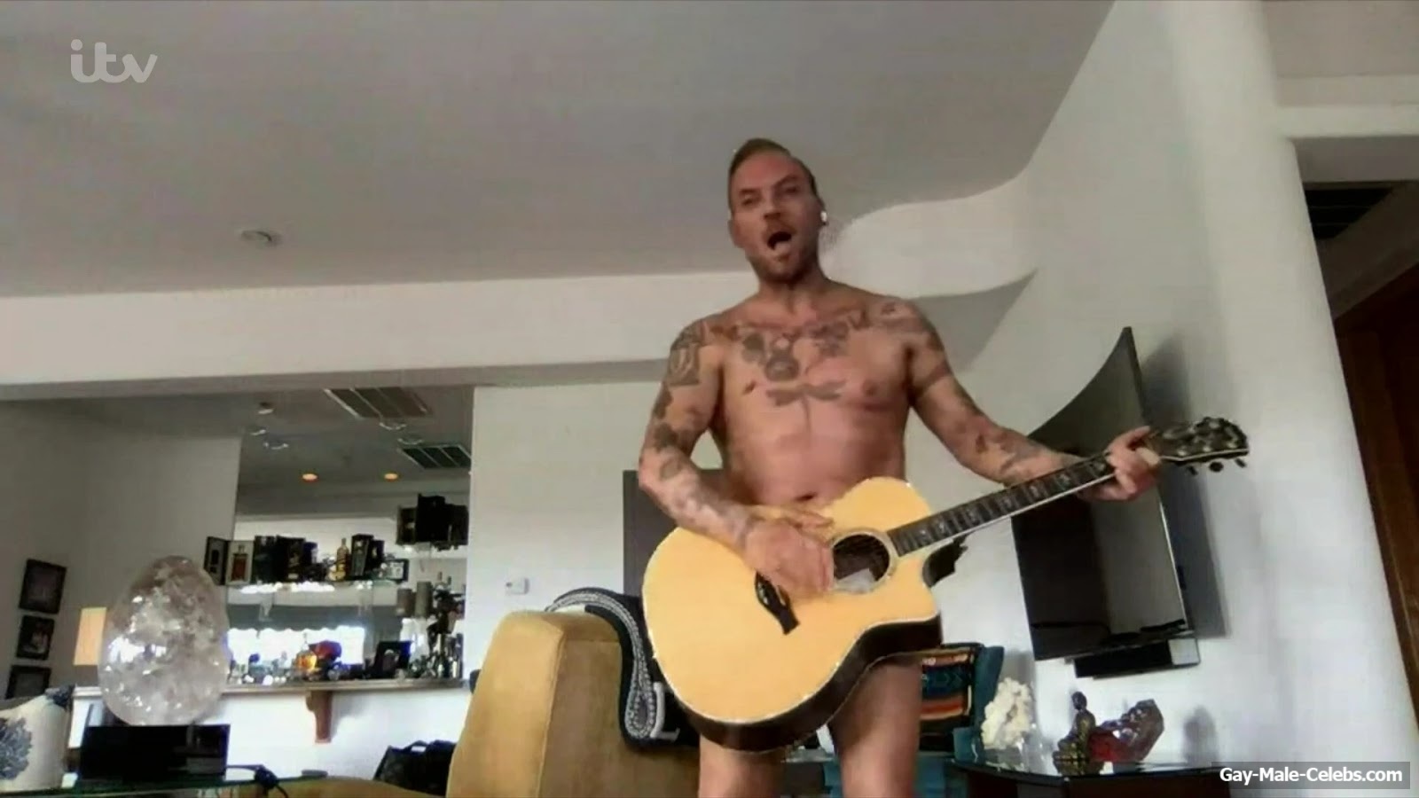 Matt Goss Nude &amp; Cock In Sock During Celebrity Juice