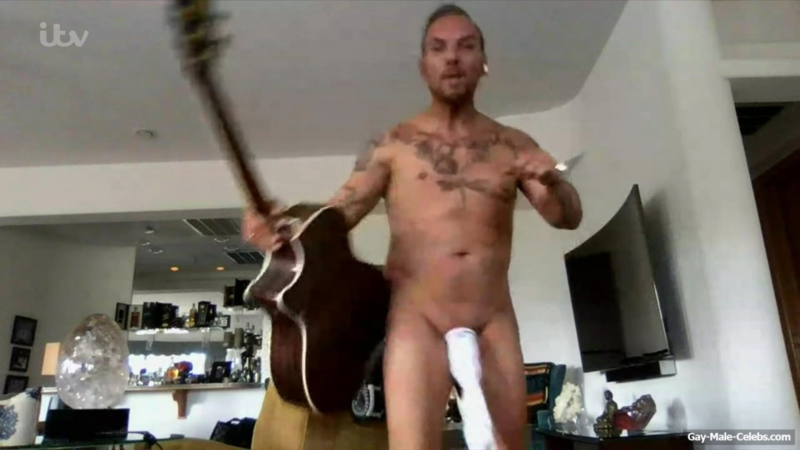 Matt Goss Nude &amp; Cock In Sock During Celebrity Juice