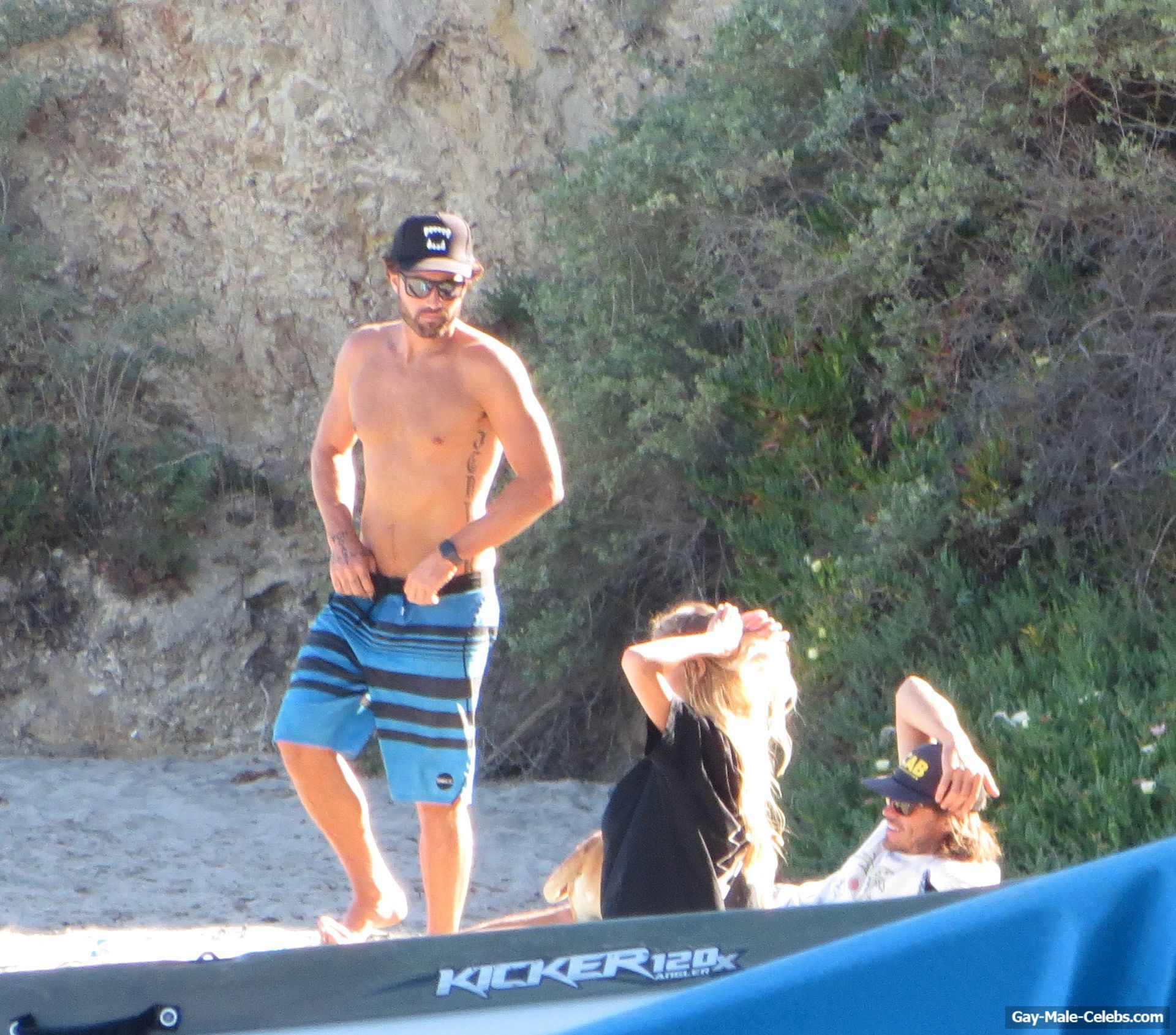 Brody Jenner Shirtless And Sexy On A Beach