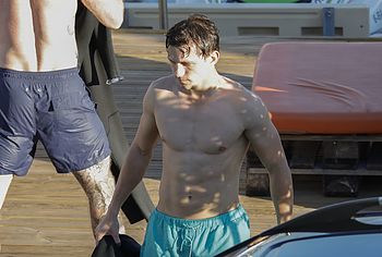 Tom Holland shirtless