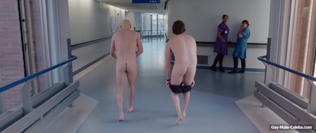 Matthew McNulty &amp; Andrew Gower Nude Ass In Running Naked