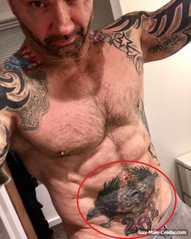 American actor Dave Bautista can drive everyone crazy with his nude body. 