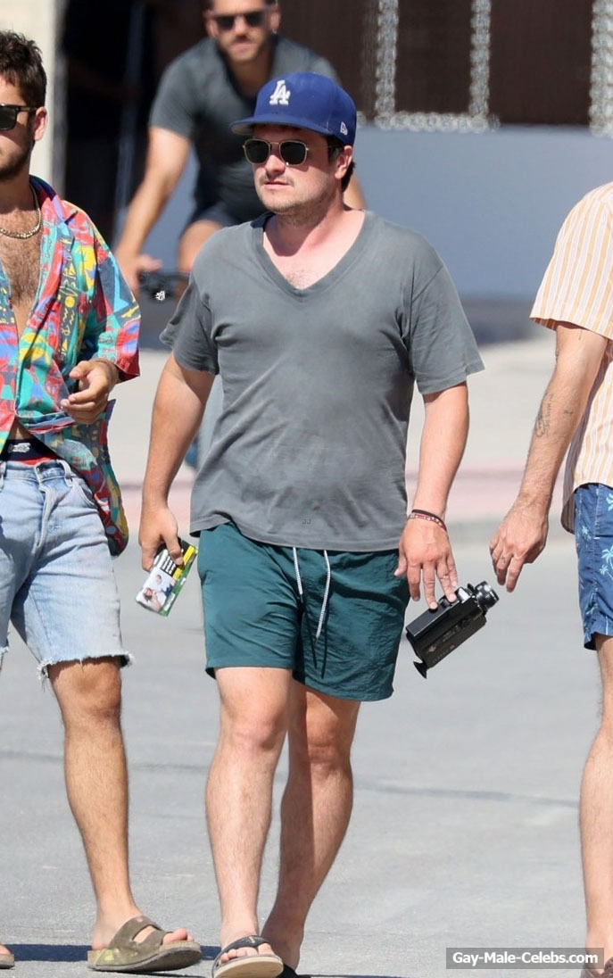 Josh Hutcherson Shirtless Ibiza Beach Photos