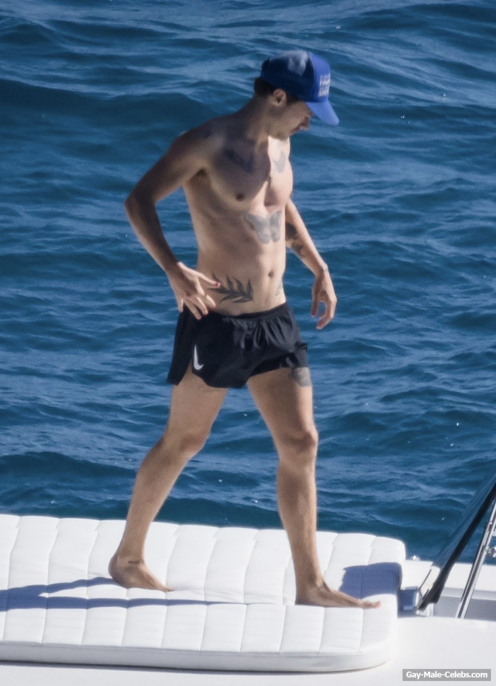 Harry Styles Shirtless And Sexy On A Yacht