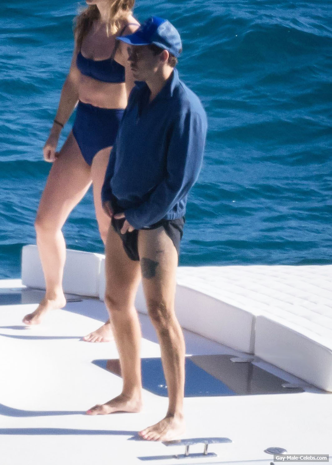 Harry Styles Shirtless And Sexy On A Yacht