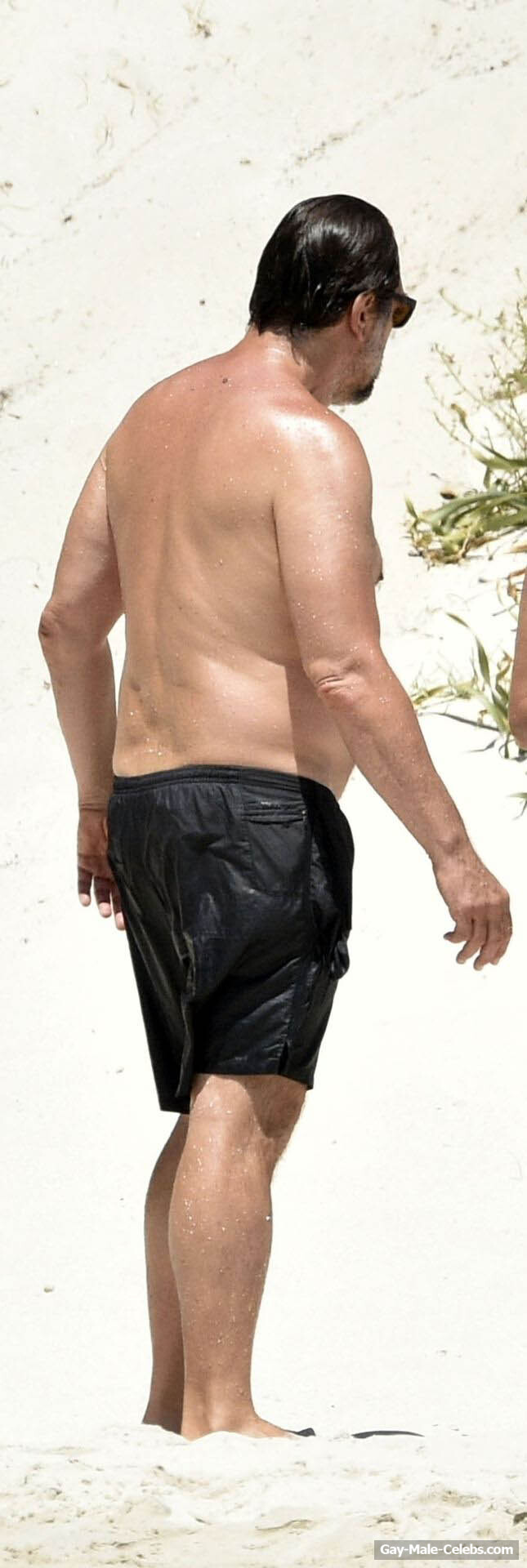 Javier Bardem Shirtless And Bulge Beach Photos