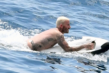 David Beckham naked