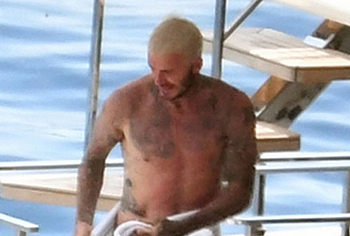David Beckham nudity