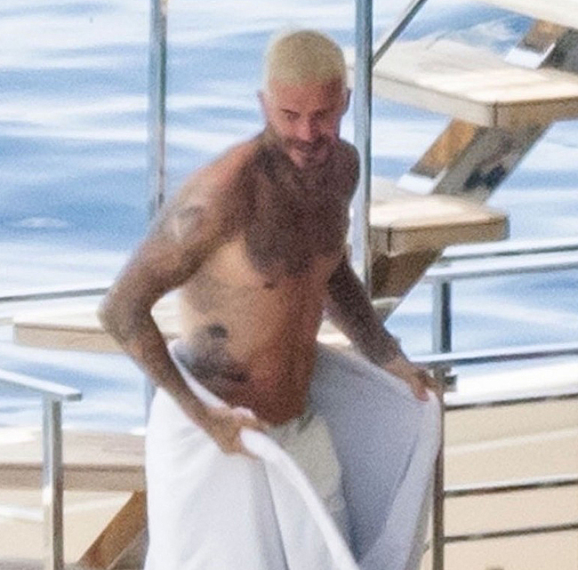 David Beckham penis nude