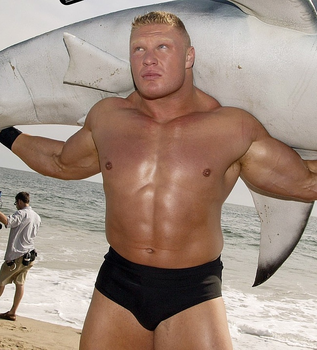 Brock Lesnar nude