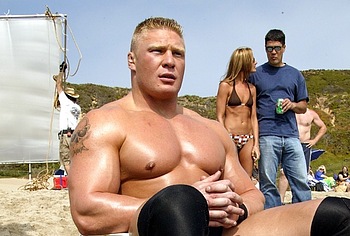 Brock Lesnar shirtless