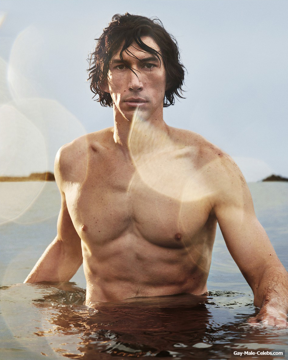 Adam Driver Shirtless &amp; Sexy For Burberry Campaign