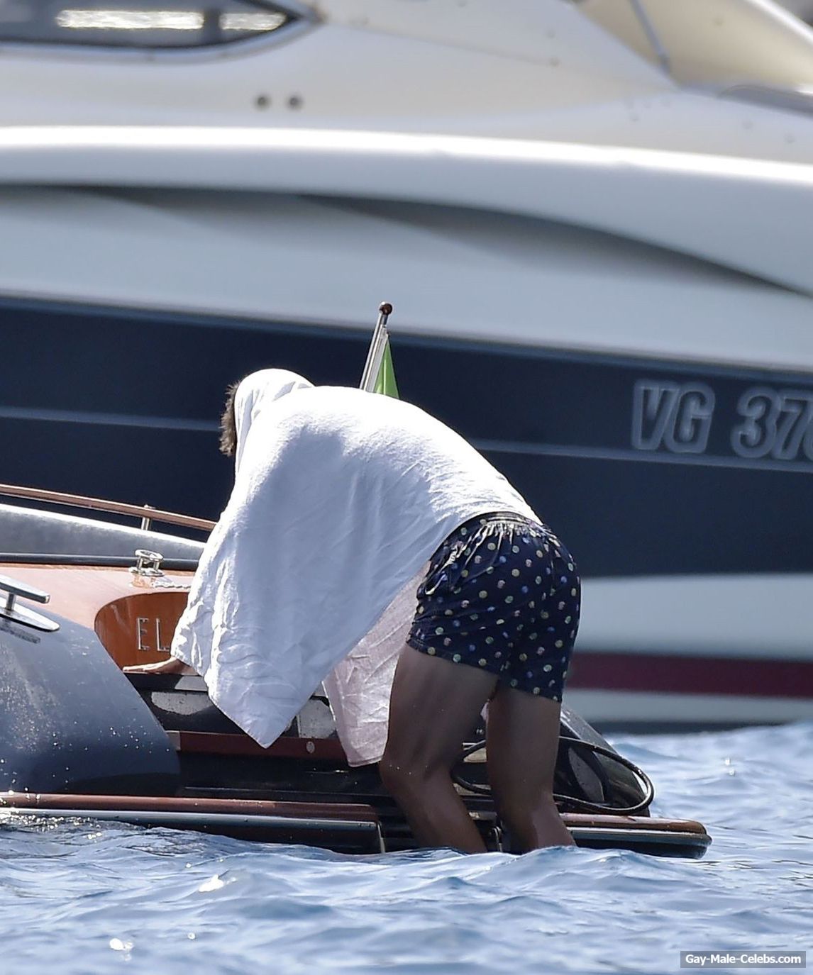 Alvaro Morata Sunbathing Shirtless On A Yacht