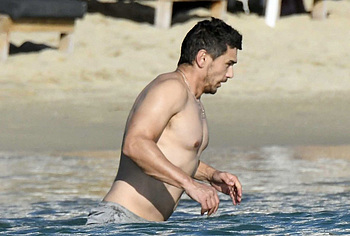 James Franco shirtless