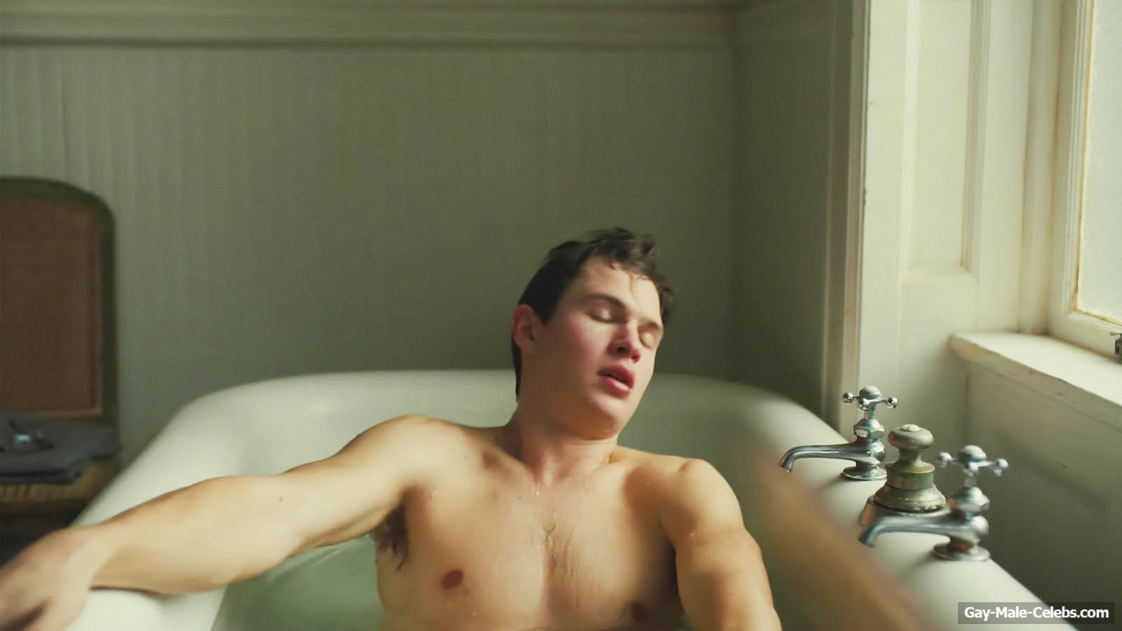 Ansel Elgort Wet Nude Body Scenes from The Goldfinch