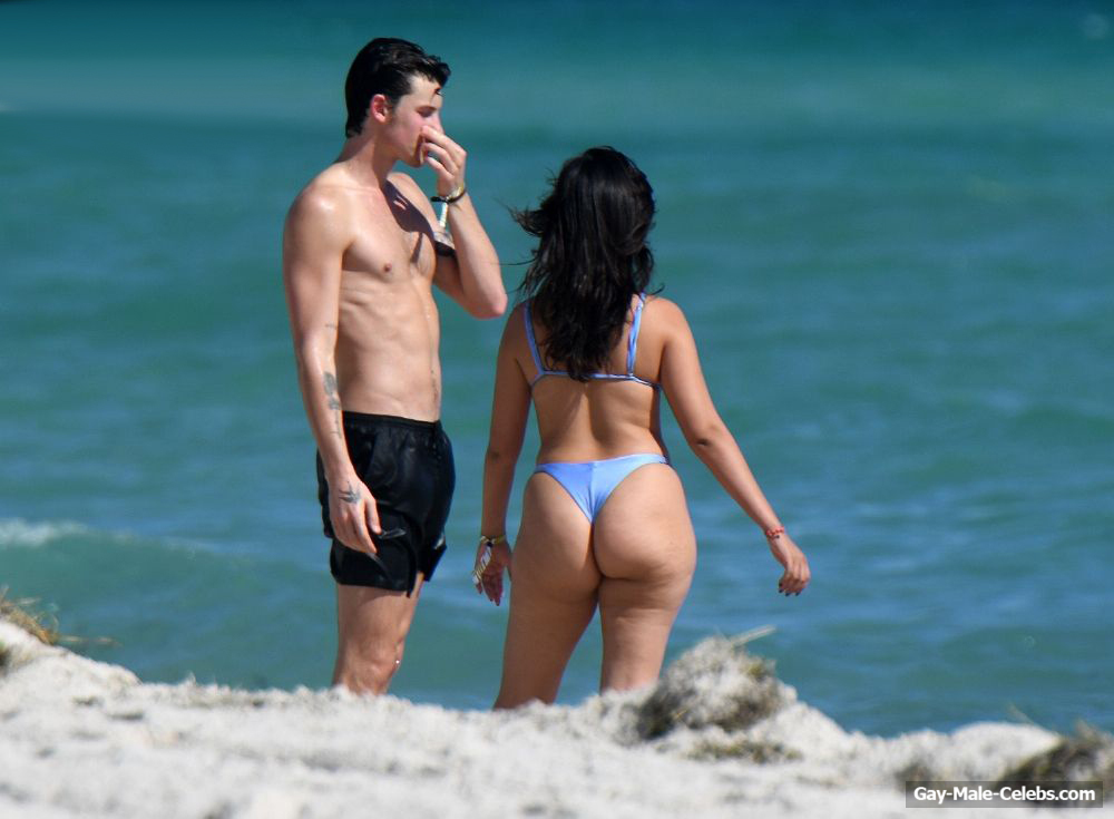 Shawn Mendes Paparazzi Sexy Beach Photos