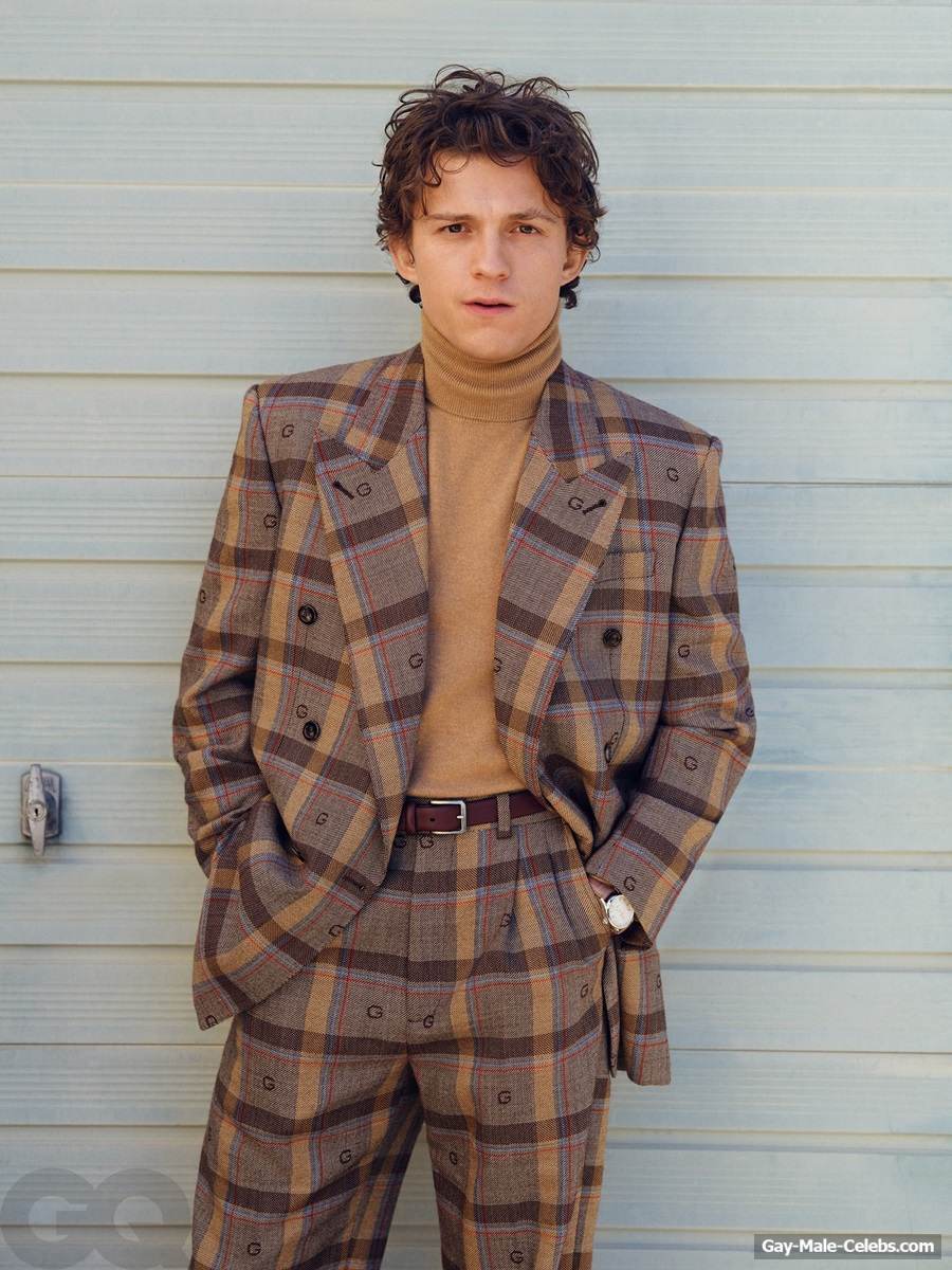 Tom Holland Posing Sexy For GQ