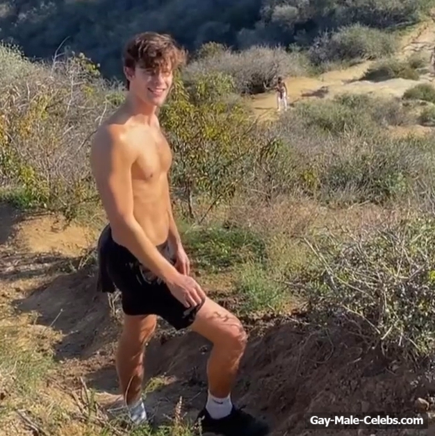 Shawn Mendes Oops Moments During Shirtless Photo