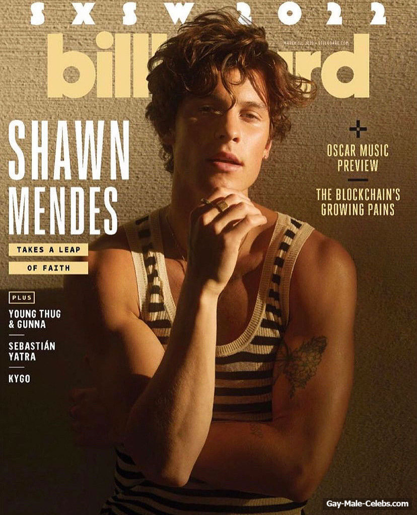 Shawn Mendes Sexy And Shirtless For Billboard Magazine