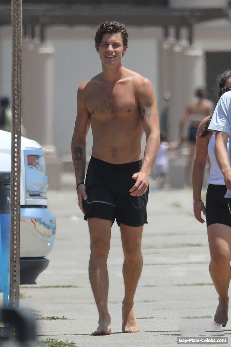 Shawn Mendes Shows His Gorgeous Body in Santa Monica