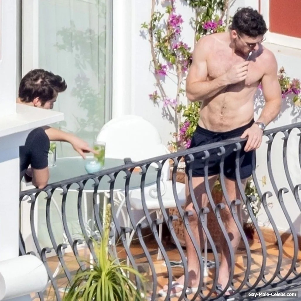 Richard Madden &amp; Froy Gutierrez Caught Relaxing Shirtless