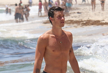 Shawn Mendes beach pics