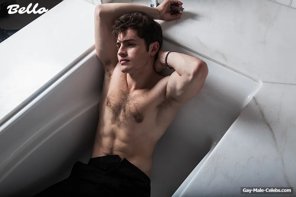 Gregg Sulkin Shirtless And Sexy For BELLA