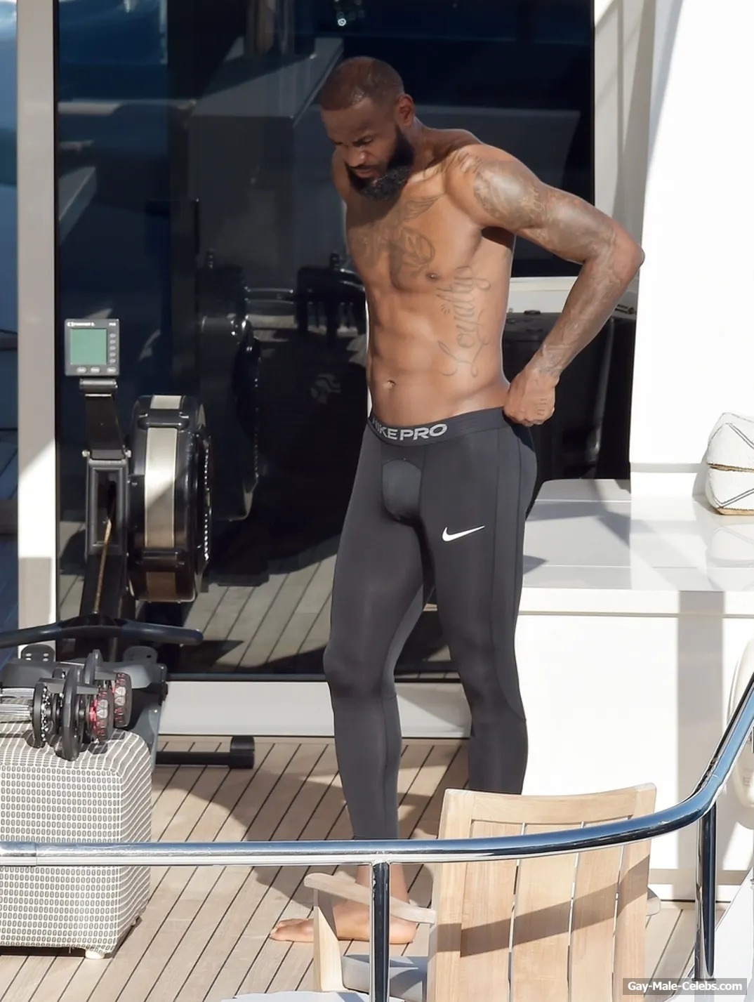 Lebron James Shows His Muscle Body During Workout
