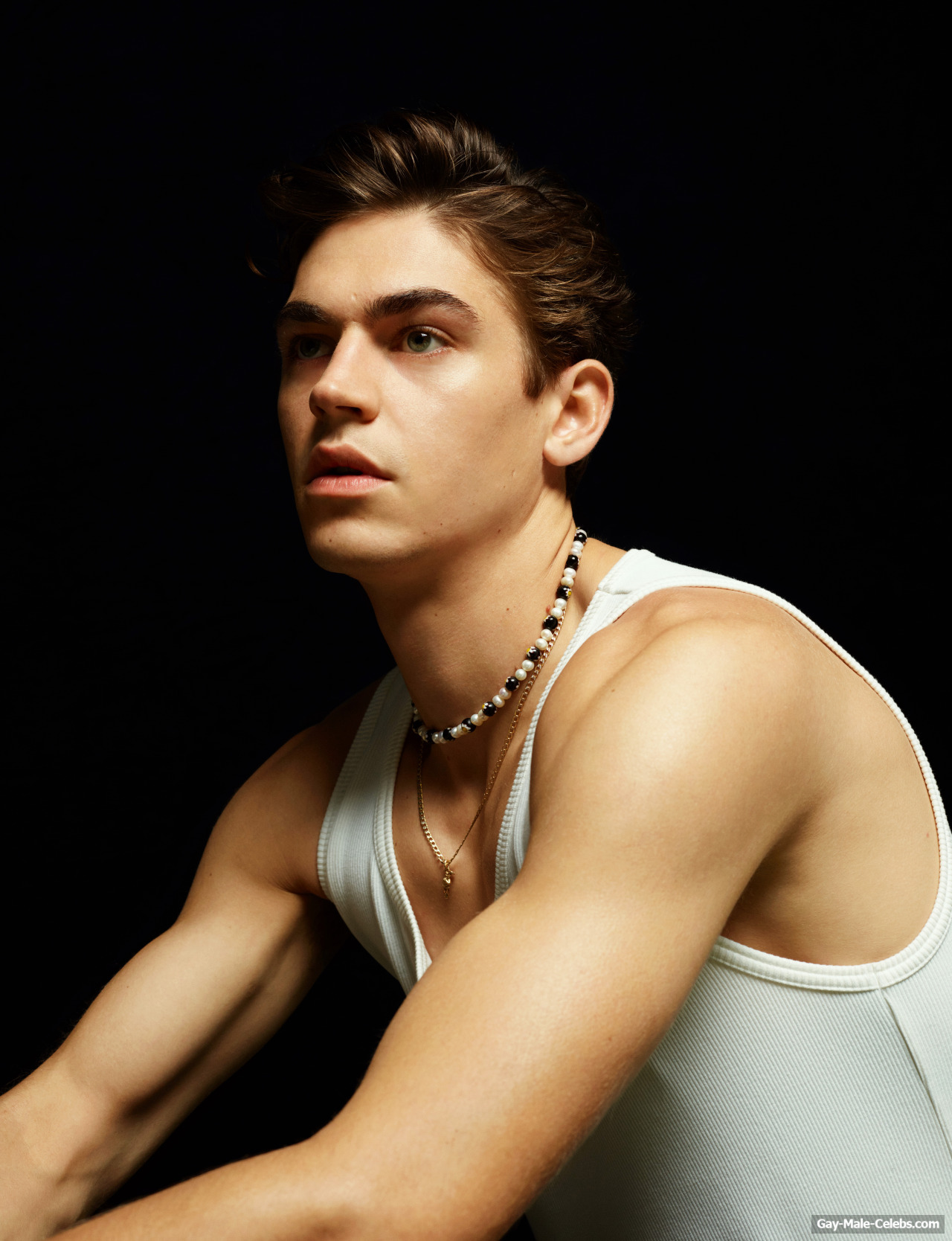Hero Fiennes Tiffin Shirtless And Sexy For HERO