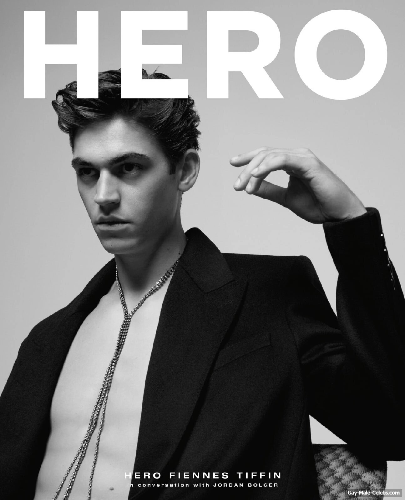 Hero Fiennes Tiffin Shirtless And Sexy For HERO