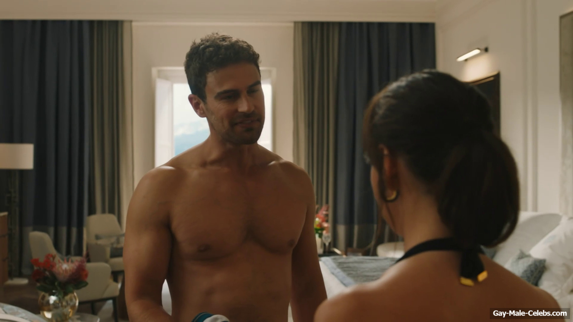 Theo James Shows Off Real Penis in The White Lotus